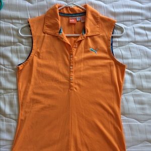 Puma sleeveless collard shirt